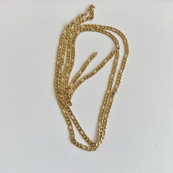 18K Gold Plated Stainless Steel Chain – 36” DIY Jewelry Supply - Picture 1 of 7